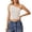 White Tank Tops, variant on MEZZALL Women Fashion Casual Sleeveless One Shoulder Solid Color Form Fitting See Through Off The Shoulder Tank Tops Summer Versatile Ladies Camisole