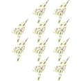 thumbnail image 2 of Wosthever 10 piezas de flores artificiales, rama de flor de cerezo, flor falsa para interior y exterior para Navidad, boda, accesorios de bricolaje Decoración Blanco Wosthever HA084421-04, 2 of 6