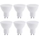 thumbnail image 1 of LED GU10 Spotlight Bulbs, GU10 LED Light Bulbs, 5W Cool White 6500K (50W Halogen Equivalent) Energy Saving Light Bulb, 6 Pack, 1 of 4
