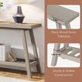 thumbnail image 4 of Tribesigns Farmhouse Console Table, 70.9 inches Extra Long Console Table for Entryway, Hallway, Living Room, Grey, 4 of 6