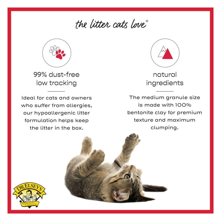 Elsey's Cat Attract Natural Clumping Clay Cat Litter Unscented