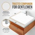 thumbnail image 6 of Disposable Sink Guards (10ct) - Biodegradable Beard Hair Catcher for Sink - No-Mess Beard Trimming Solution - 100% Plastic-Free Beard Bib Alternative - Easy Cleanup: Buzz, Catch, Toss, 6 of 8