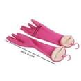 thumbnail image 2 of Household Anti Slip Cleaning Gloves Gloves, 1 X Latex Gloves Gloves, Pink, 2 of 6