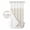 Gray, variant on No Hook Bohemia Shower Curtain with Snap in Liner Set, Modern Boho Floral Plants Minimalist Abstract Beige Waterproof Bathroom Curtains with See Through Top Window, Hotel Style Small 36 x 78 Inch