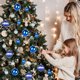 thumbnail image 4 of Uuiauoio 40pcs Champagne Christmas Ball Ornaments Set Shatterproof Christmas Ball for Xmas Tree Xmas Ornaments Balls with Hanging Loop for Xmas Wedding Holiday Party Wreath Home Decor, 4 of 6