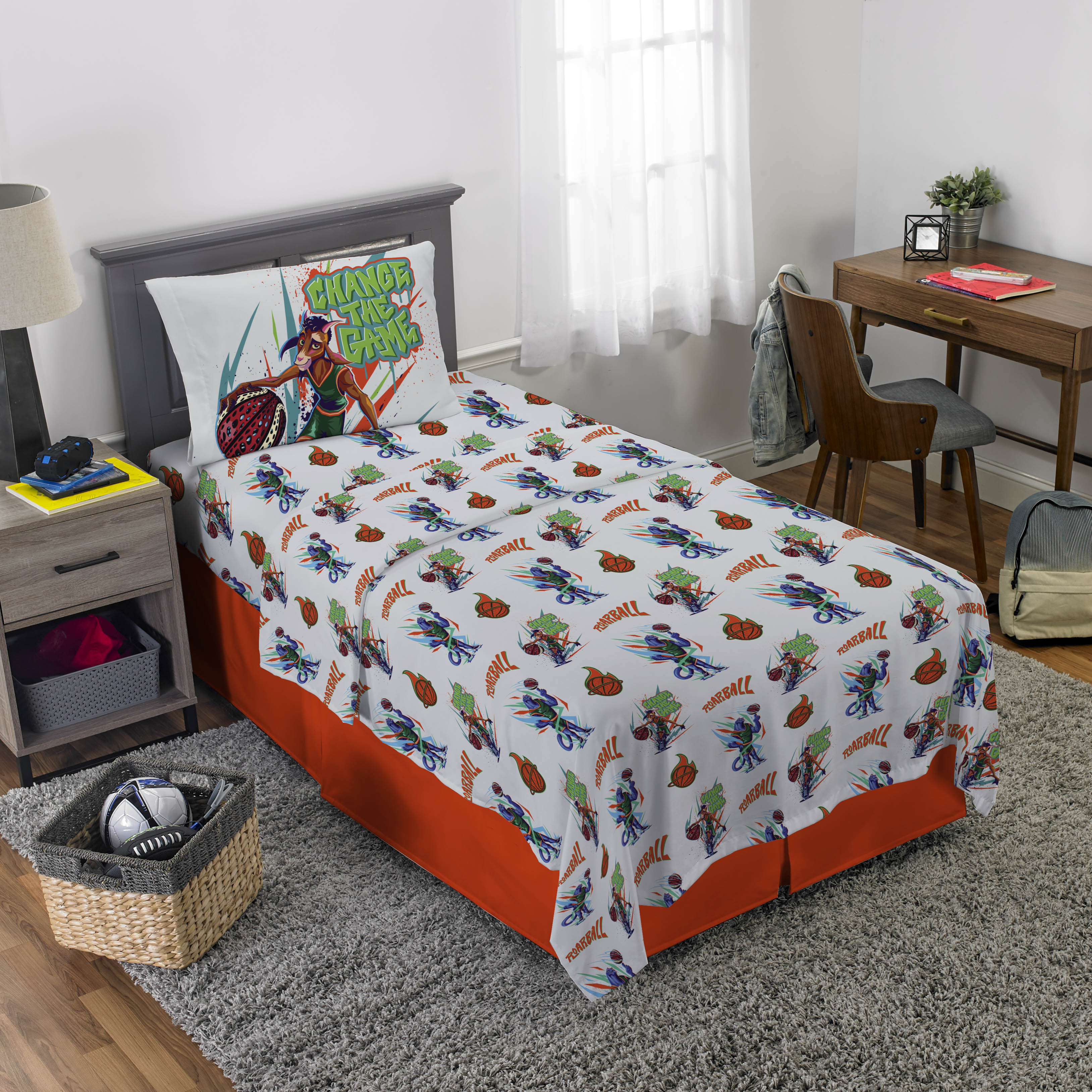 GOAT Movie, Kids 3 Piece Sheet Bedding Set, Twin Size