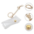 thumbnail image 3 of 1pc Fashionable Creative PVC Lipstick Leather Key Chain Pendant (Transparent), 3 of 7