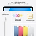 thumbnail image 2 of Apple iPad 10th Gen Tablet – 10.9" Display, 64GB, Wi‑Fi, Blue – Refurbished (Good Condition), 2 of 3