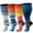 003, variant on 4 Pairs Plus Size Compression Socks For Women Men,20-30 MmHg Wide Calf Knee High Support Stockings For Circulation,Athletic,Nurse,Running