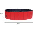 thumbnail image 4 of Piscina plegable para mascotas, material antideslizante de PVC resistente para máxima seguridad, piscina portátil para perros con diseño de fácil almacenamiento para uso en interiores y exteriores, 4 of 5