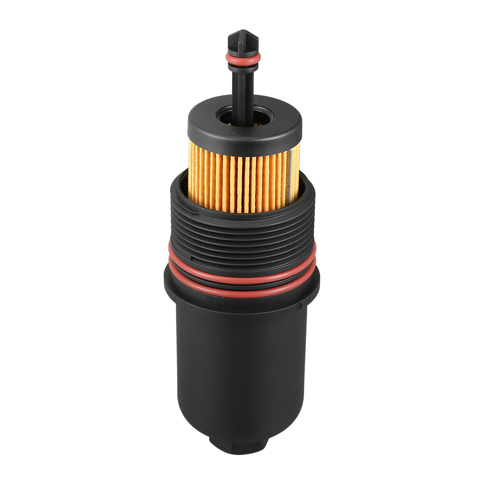 Unique Bargains Car Oil Filter Cap Assembly Housing for Ford F150 2015-2020 for Ford Fusion 2017-2020 2.7L V6 FT4Z6A832C Black