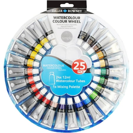 wheel watercolor daler rowney simply pieces mixing watercolour walmart