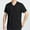 #Black, variant on DPTALR Men's Fashion Comfortable Solid Color V-Neck Short Sleeve Casual T-shirt,Black, L