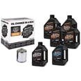 thumbnail image 2 of V-Twin Oil Change Kit Mineral w/Chrome Filter, Evolution, 2 of 2