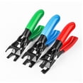 thumbnail image 1 of 3PCS Car Automotive Hose Fuel Pipeline Clamp Pliers Stripping Pliers Bundle Clamp Flat Band Rings Removal Tool Multicolor, 1 of 7