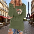 thumbnail image 2 of Bovemsi Womens Sweaters Casual Solid Long Sleeve Jumper Blouse Fall Sweaters, 2 of 5
