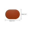 thumbnail image 3 of Hariumiu Table Placemat Insulation Pad Easy Clean Faux Leather Placemat Heat Resistant Table Protection Mat for Home Kitchen, 3 of 11
