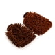 thumbnail image 1 of Guantes de lavado de autos Suministros de limpieza de automóviles Guantes de limpieza de automóviles grandes de microfibra Toalla de automóvil Paño de chenilla 2 piezas (marrón), 1 of 4