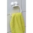 thumbnail image 2 of Evideco  Bath Towel Ring Holder with 2 Screw-Top Suction Cups White, 2 of 3