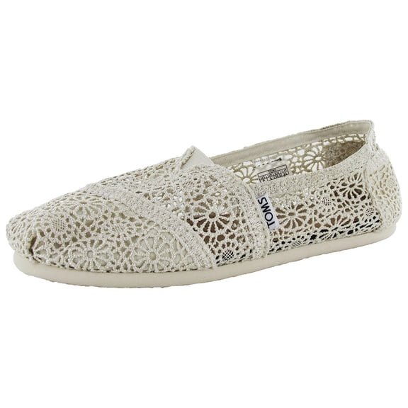 Womens Classic Crochet Slip On Alpargata Shoe