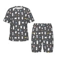 thumbnail image 1 of Balery Lovely Penguin Conjunto de Pijama Infantil de Manga Corta con Estampado – Ropa de Dormir de Algodón Suave-Large, 1 of 6