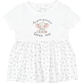 thumbnail image 3 of Inktastic Cute Elephant My Great Grandma Loves Me Girls Baby Dress, 3 of 5