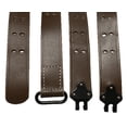 thumbnail image 4 of WWII US M1941 Leather Sling for M1907 Garand Steel Fitting Dark Tan, 4 of 4