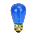 thumbnail image 2 of Set of 25 Incandescent S14 Blue Christmas Replacement Bulbs, 2 of 6