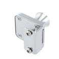 thumbnail image 4 of Unique Bargains Zinc Alloy Chrome Finish Display Hinged Square Glass Cabinet Lock, Key Different, 4 of 4