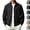 Black 05#, variant on Men's Lightweight Jackets Full Zip Up Windbreaker Laydown Collar Light Coat Stylish Casual Golf Jacket with Pockets