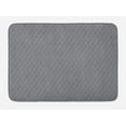thumbnail image 1 of Grey Bath Mat, Hexagons Triangles Simplistic Mosaic Shapes Arrangement Minimal Design Print, Plush Bathroom Decor Mat with Non Slip Backing, 29.5" X 17.5", Grey and Pale Grey, by Ambesonne, 1 of 2