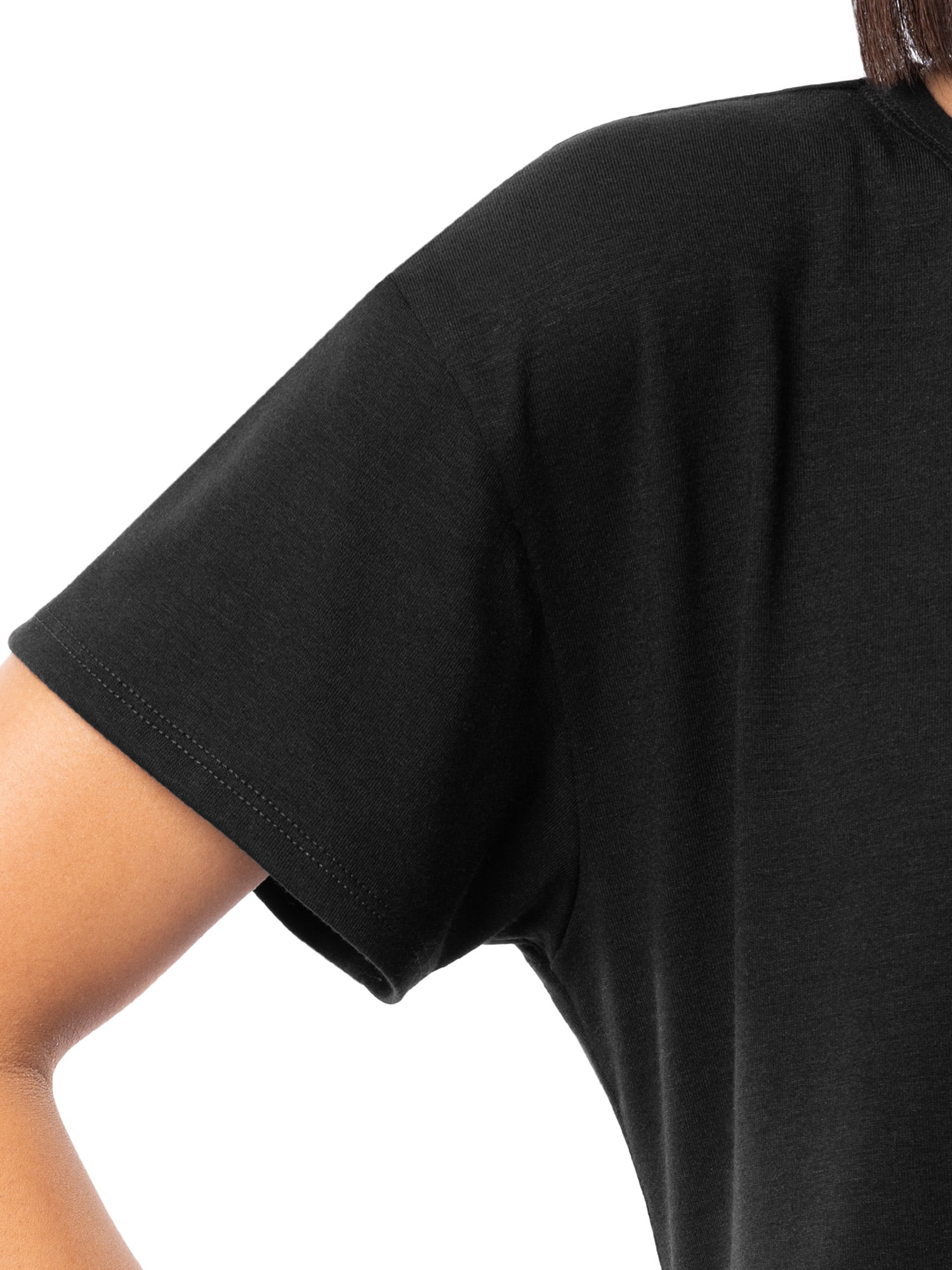 Fruit of the Loom Women's Soft and Breathable Short Sleeve Crew Top & Pajama Short Set, Sizes S-4X