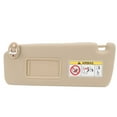 thumbnail image 2 of Sun Visor, Beige Side Sun Visor, Easy to Install Car Sun Visor, Elegant and Practical Front Sun Visor with Mirror, Sun Visor Replacement for Prado 2010-2023 Fourth Generation J150, 2 of 7
