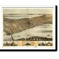 thumbnail image 2 of Historic Framed Print, WI Madison 1867 MAP, 17-7/8" x 21-7/8", 2 of 9