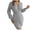 Gray, variant on IROINNID Sweater Dress for Women Long Sleeve Dress V-Neck Button Solid Outing Dresses,Pink