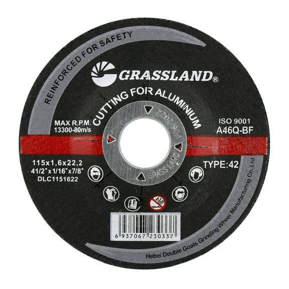 Cutting Disc, Aluminum Freehand Cut-off wheel - Depressed Center - 4-1/2" x 1/16" x 7/8" - T42 - (10 PACK)