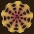 thumbnail image 1 of Ahgly Tapis d'Intérieur Lavable en Machine Carré Rouge Nuit, 8 Pieds Carré, 1 of 7