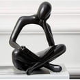 thumbnail image 5 of Reading Woman Statue for Home Decor, Abstract Art Resin Sculpture, Bookshelf Modern Aesthetic Ornament, Contemplative Figurine Decorations, 5 of 8