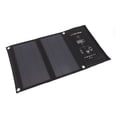 thumbnail image 1 of Paquete De Carga Solar Plegable, Cargador De Panel Solar Negro Tasa De Conversión Alta Tecnología De Carga Inteligente Polímero PET 5V 2.5A Para Montañismo ANGGREK Otros, 1 of 8