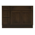 thumbnail image 5 of 42 in. W x 21 in. D x 32.5 in. H Bath Vanity Cabinet without Top in Brown, 5 of 5