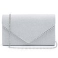 thumbnail image 1 of Bolso de noche Clutch Dasein Glistening, plateado, 1 of 6