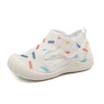 thumbnail image 3 of sususu Toddle Sandals Baby Water Shoes Girls Boys Sandal Barefoot Kids Sandals Lightweight Kids Breathable Sneakers Shoes for Walking Running White 2-2.5 Years, 3 of 7