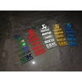 thumbnail image 1 of Reflective Motorcycle Car Side Sticker Bike Helmet Sticker Car Styling Vinyl Decal, 1 of 8
