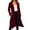 501_Wine, variant on QASIEATN Fall Coats for Graceful Ladies Fashion, Fashion Long Sleeve Velvet Wind Coat Cardigan Jacket Coat, Womens Winter Tops