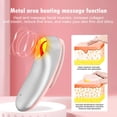 thumbnail image 3 of Limpiador facial de silicona suave resistente al agua con 9 velocidades ajustables y masaje calentado para una limpieza profunda, abrir los poros y promover la introducción de la esencia (rosa), 3 of 5