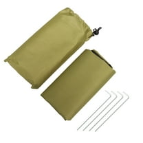 OUNONA  150 X210CM Moistrueproof Picnic Mat Beach Tent Sand Blanket Waterproof Rug