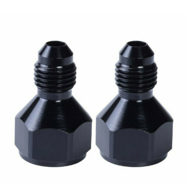 TopOne 2pcs Aluminum Alloy Precision Machined Hose Fitting Adapter An8 An10 To An6 An8 Oil Hose Adapter Kit For Most Fluids Oil Coolant Air