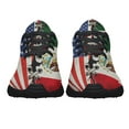 thumbnail image 5 of Mexican American flag Shoes Sneakers for Women Men Black Size 3.5, 5 of 7