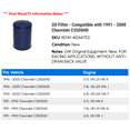 thumbnail image 2 of Oil Filter - Compatible with 1991 - 2000 Chevy C3500HD 1992 1993 1994 1995 1996 1997 1998 1999, 2 of 2