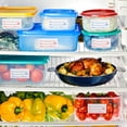 thumbnail image 6 of sixwipe 2 Rolls 1000 Pcs Removable Food Stickers, 1 x 2 Inch Food Freezer Lables Reminder Food Storage Labels Prep Canning Labels for Jars, Pantry and Meal Containers, 6 of 7